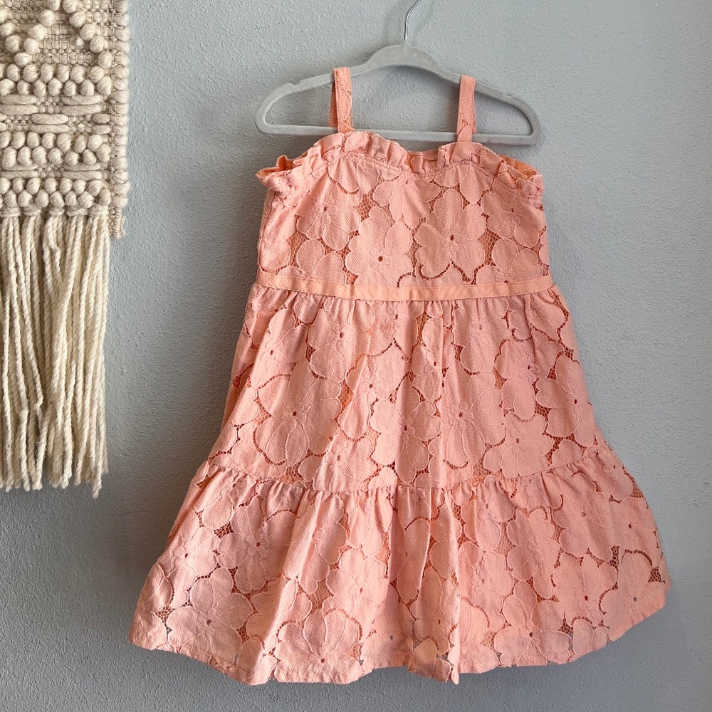 Orange Flower Janie and Jack Dress 2t